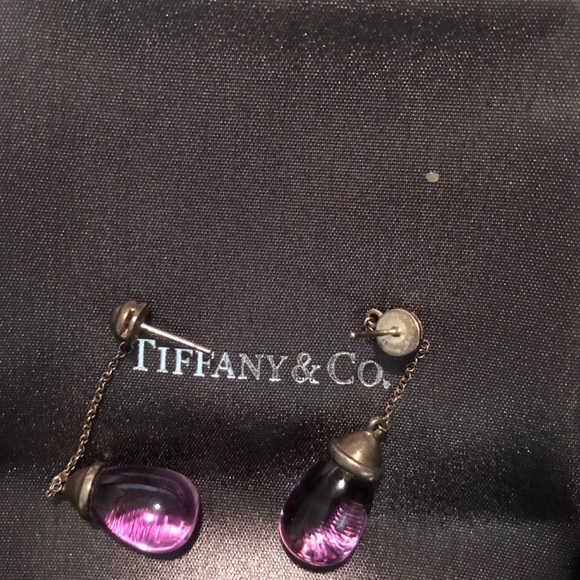 Tiffany & Co. Jewelry - Tiffany&Co silver and amethyst earrings
